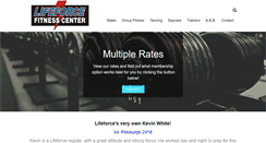 Desktop Screenshot of lifeforcefitness.com